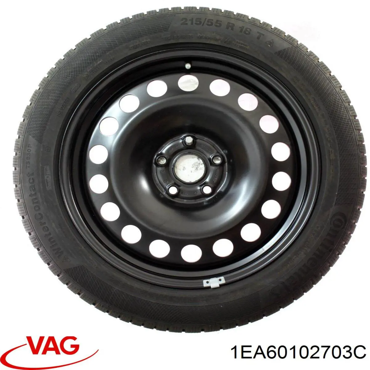 Compre 1EA60102703C VAG Discos de roda de aço (estampados)