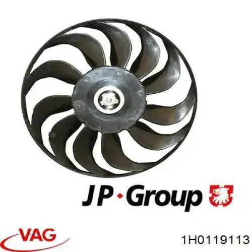 Compre 1H0119113 VAG Ventilador (roda de aletas) do radiador de esfriamento direito