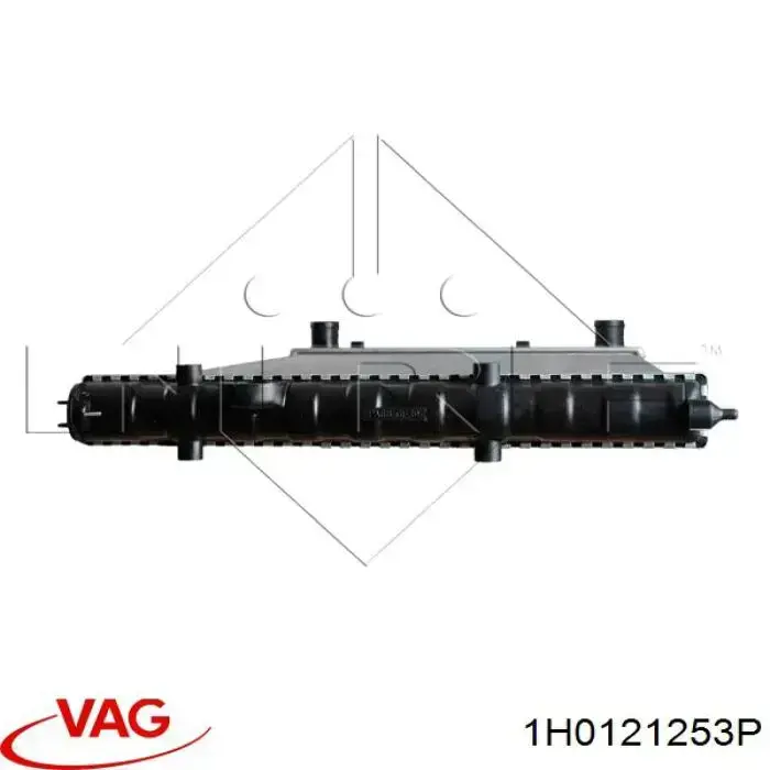 1H0121253P VAG Radiador de esfriamento de motor