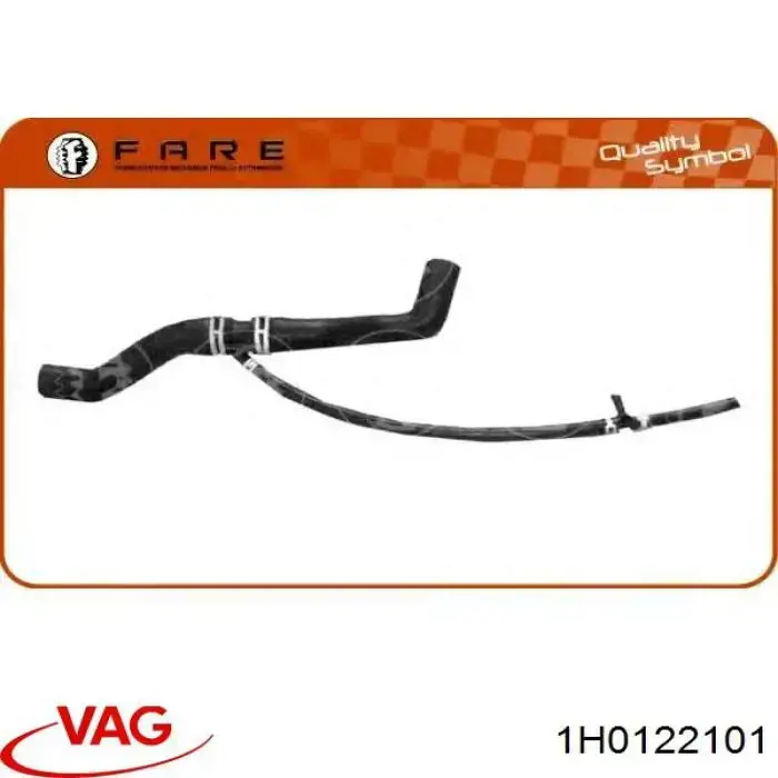 Compre 1H0122101 VAG Mangueira (cano derivado) do radiador de esfriamento superior