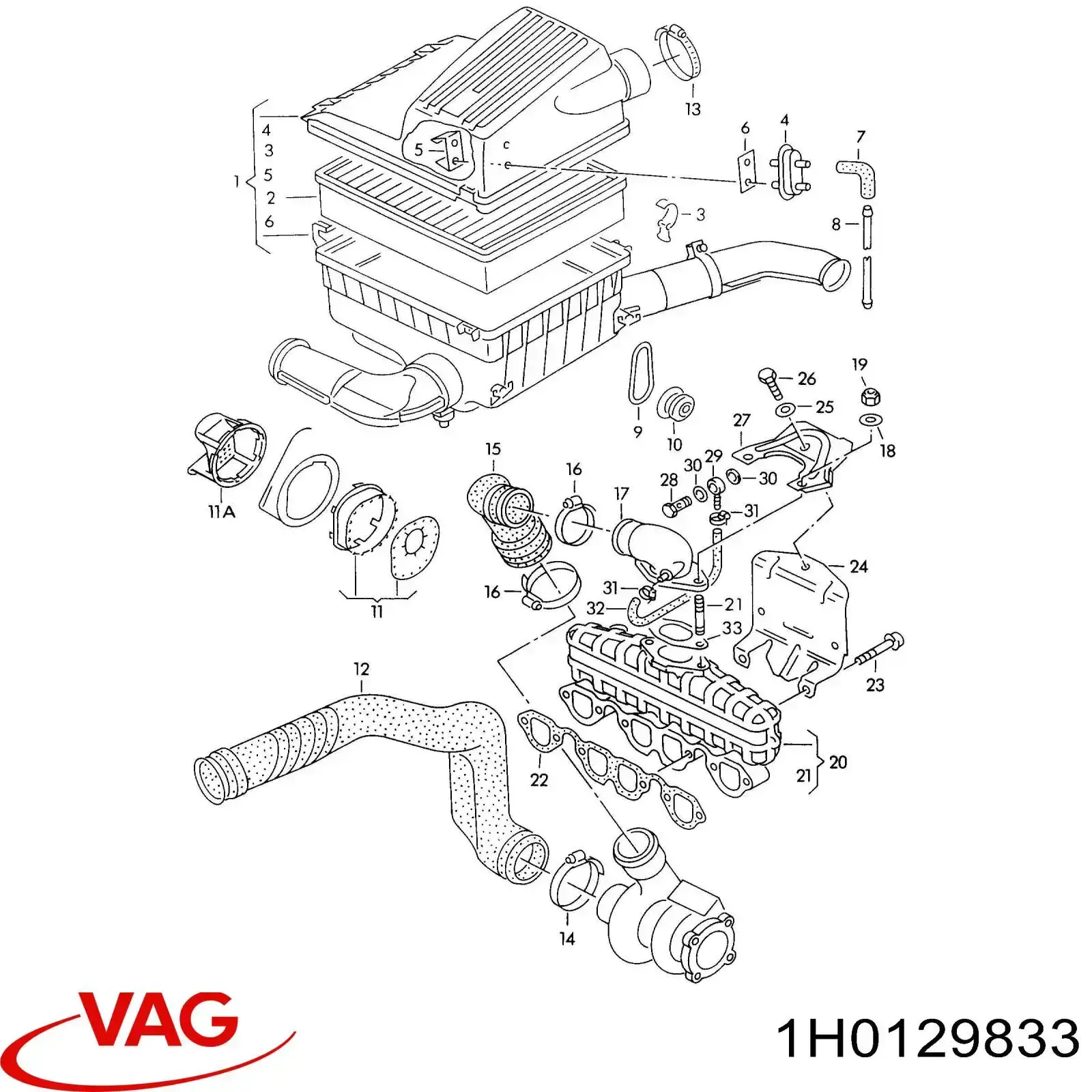 1H0129833 VAG 