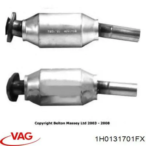 Compre 1H0131701FX VAG Convertidor - catalisador