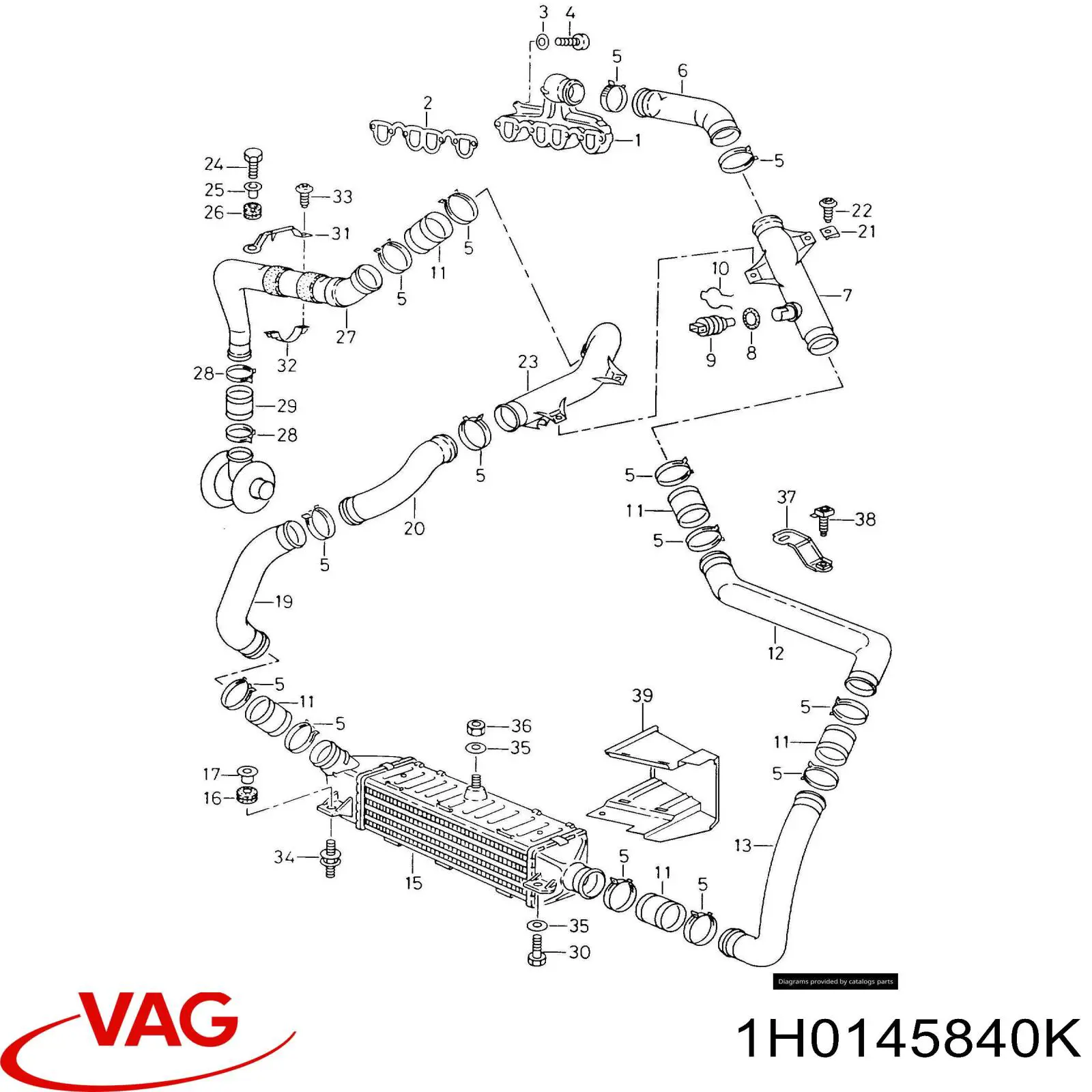  VAG 1H0145840K preço, a partir de 238,33 USD