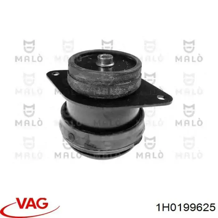 1H0199625 VAG Coxim (suporte) direito de motor