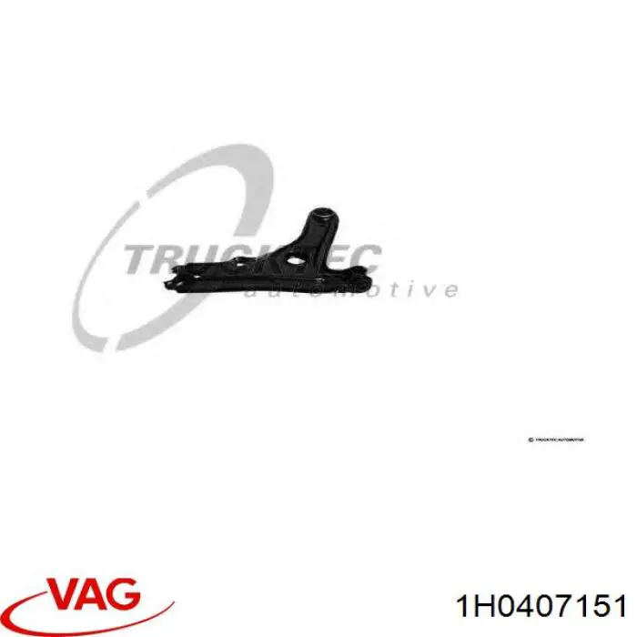 Compre 1H0407151 VAG Braço oscilante inferior esquerdo/direito de suspensão dianteira