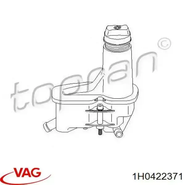 Compre 1H0422371 VAG Tanque de bomba da Direção hidrâulica assistida