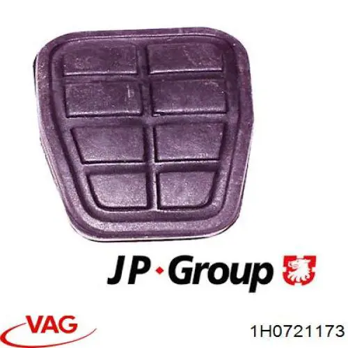 Compre 1H0721173 VAG Placas sobrepostas dos pedais, kit