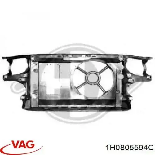 Compre 1H0805594C VAG Suporte do radiador montado (painel de montagem de fixação das luzes)