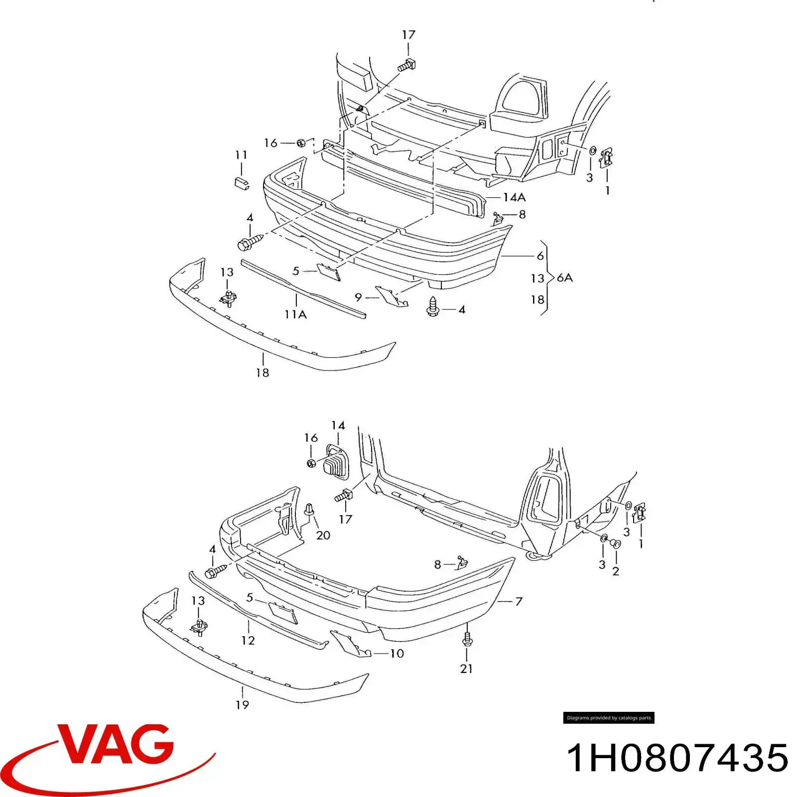  VAG 1H0807435 preço, a partir de 2,62 USD