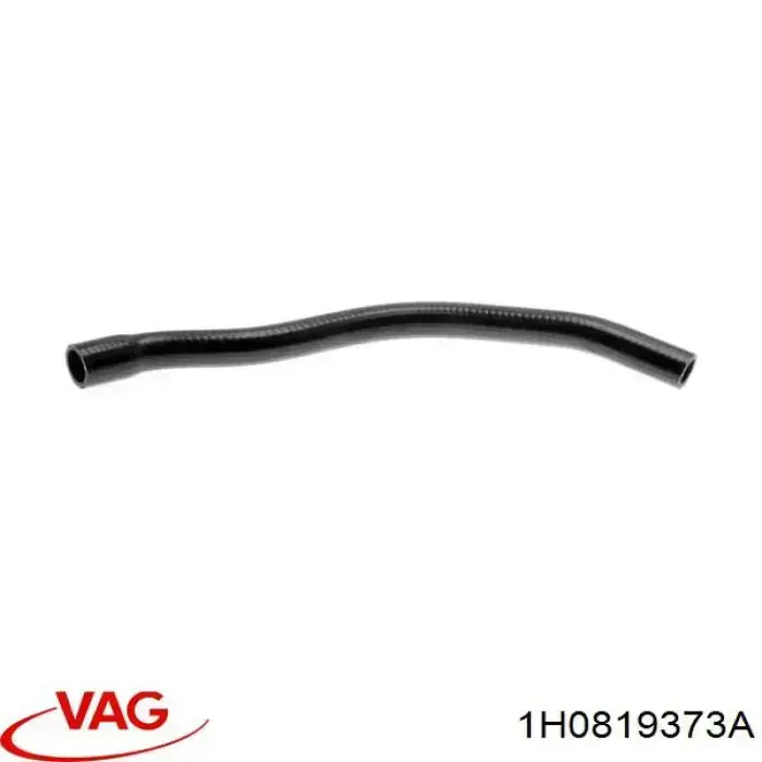1H0819373A VAG Mangueira do radiador de aquecedor (de forno), linha de combustível de retorno
