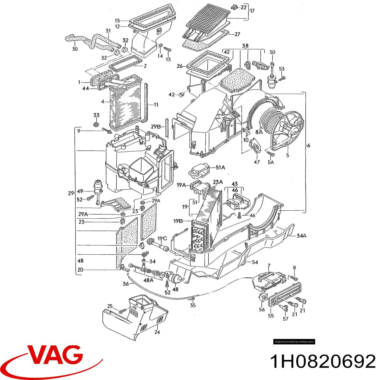  VAG 1H0820692 preço, a partir de 72,70 USD