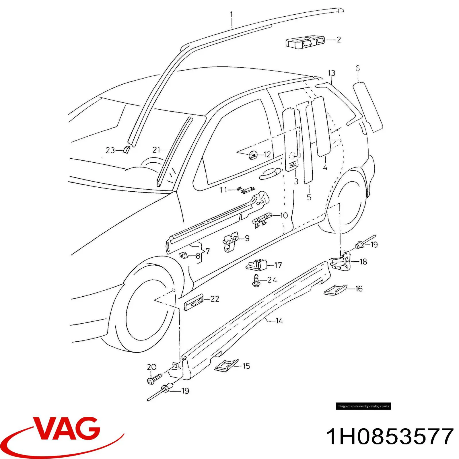  VAG 1H0853577 preço, a partir de 1,70 USD