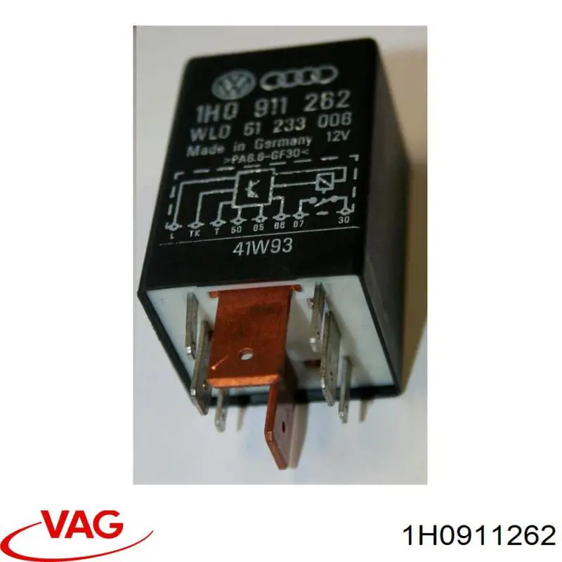 Relê das velas de incandescência VAG 1H0911262 preço, a partir de 174,65 USD