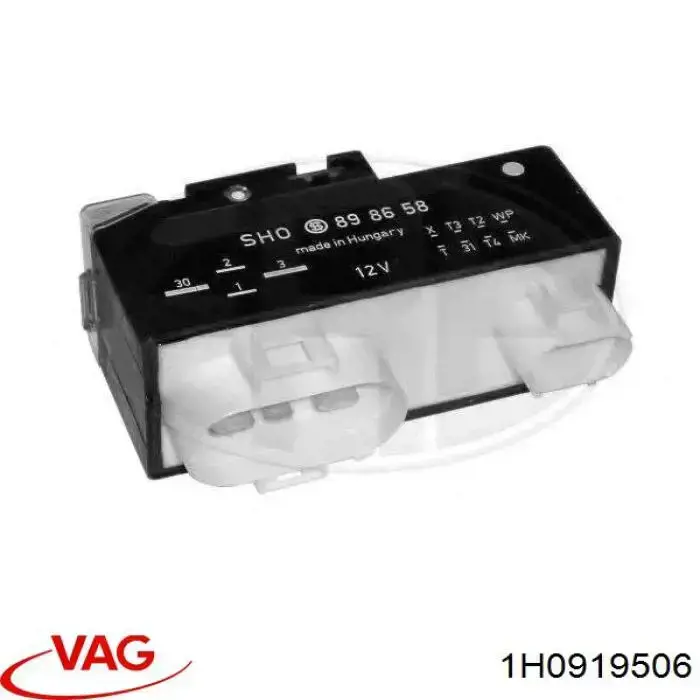 1H0919506 VAG Regulador de revoluções de ventilador de esfriamento (unidade de controlo)