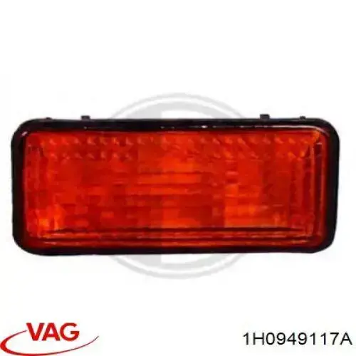1H0949117A VAG Luz intermitente no pára-lama