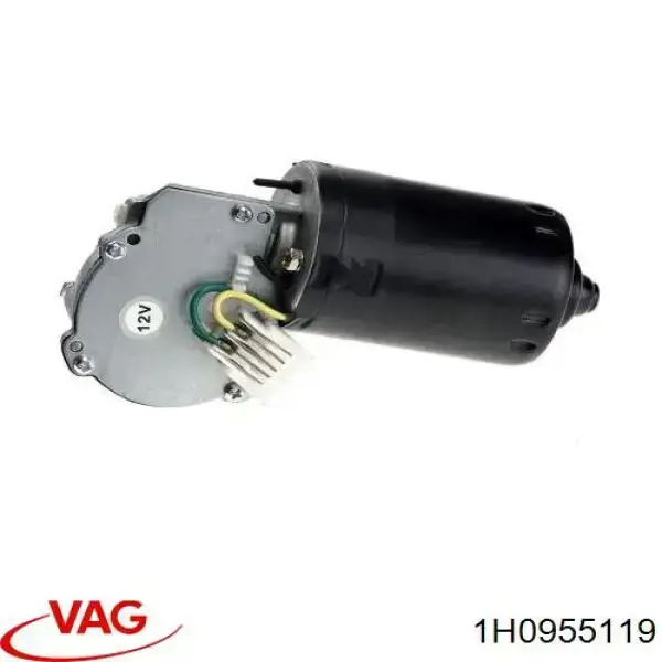 1H0955119 VAG Motor de limpador pára-brisas do pára-brisas