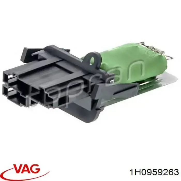 Compre 1H0959263 VAG Resistor (resistência) de ventilador de forno (de aquecedor de salão)