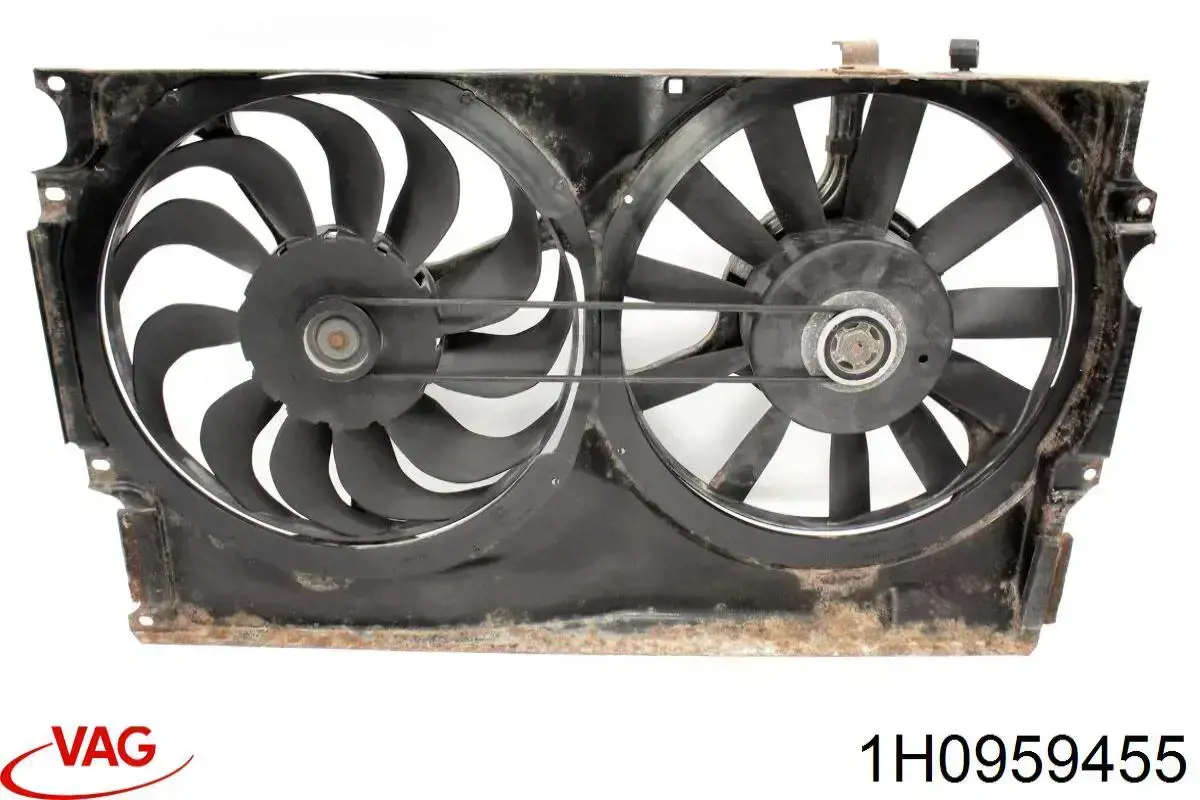 Compre 1H0959455 VAG Ventilador elétrico de esfriamento montado (motor + roda de aletas)