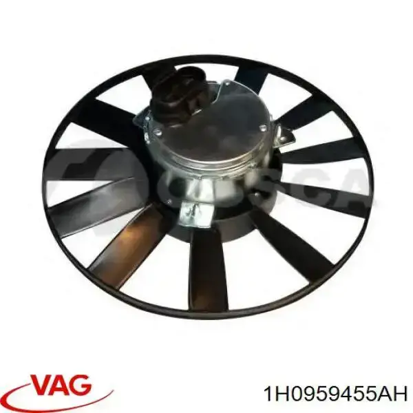 Ventilador elétrico de aparelho de ar condicionado montado (motor + roda de aletas) VAG 1H0959455AH preço, a partir de 525,72 USD