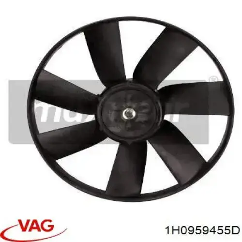 1H0959455D VAG Ventilador (roda de aletas) do radiador de esfriamento