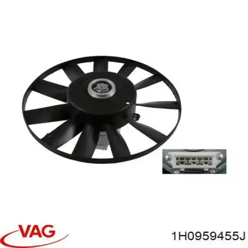 Motor de ventilador do sistema de esfriamento VAG 1H0959455J preço, a partir de 66,40 USD