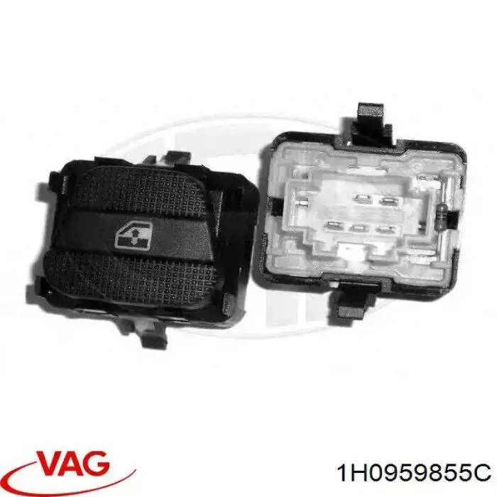 1H0959855C VAG Botão traseiro de ativação de motor de acionamento de vidro