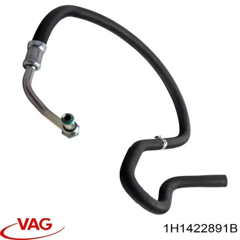 Mangueira da Direção hidrâulica assistida de pressão baixa, desde a cremalheira (do mecanismo) até o tanque VAG 1H1422891B preço, a partir de 73,93 USD