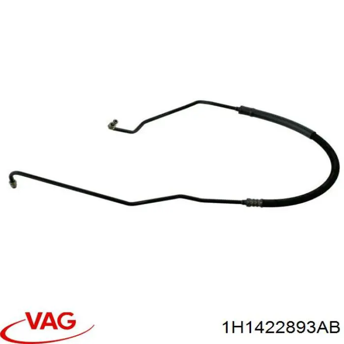 Compre 1H1422893AB VAG Mangueira da Direção hidrâulica assistida de pressão alta desde a bomba até a régua (do mecanismo)