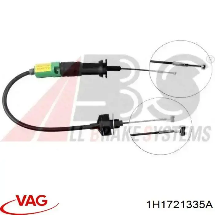 Cabo de embraiagem VAG 1H1721335A preço, a partir de 29,33 USD