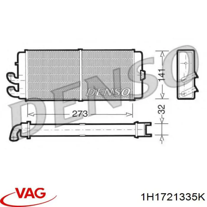 Compre 1H1721335K VAG Cabo de embraiagem
