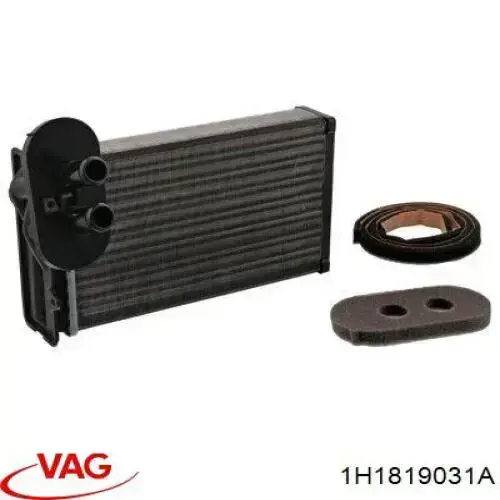 Radiador de forno (de aquecedor) VAG 1H1819031A preço, a partir de 20,94 USD