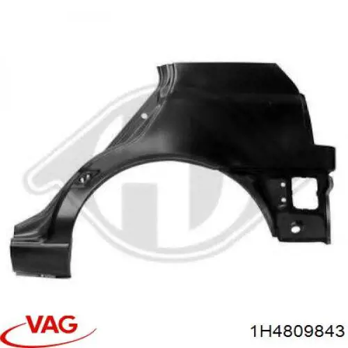 Pára-lama traseiro esquerdo VAG 1H4809843 preço, a partir de 326,60 USD