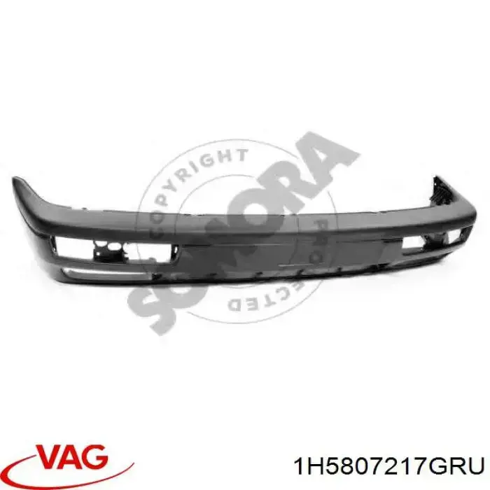 Pára-choque dianteiro VAG 1H5807217GRU preço, a partir de 87,07 USD