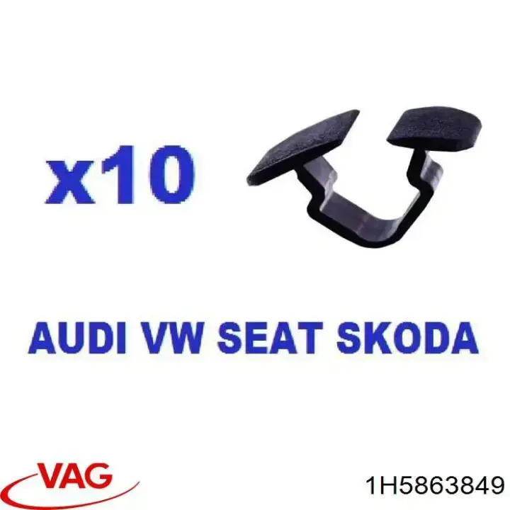 Cápsula (prendedor) de isolador térmico da capota VAG 1H5863849 preço, a partir de 0,85 USD