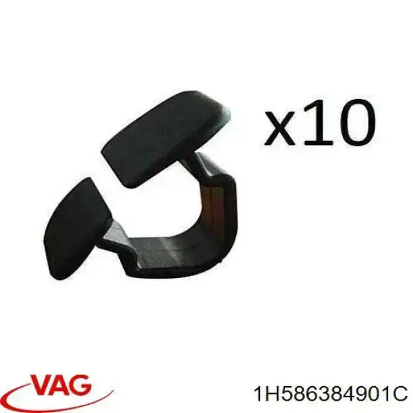 Compre 1H5863849 VAG Cápsula (prendedor) de isolador térmico da capota
