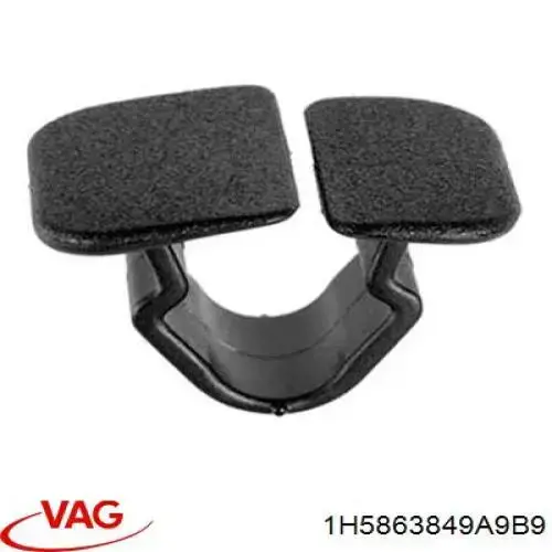 Cápsula (prendedor) de isolador térmico da capota VAG 1H5863849A9B9 preço, a partir de 0,85 USD