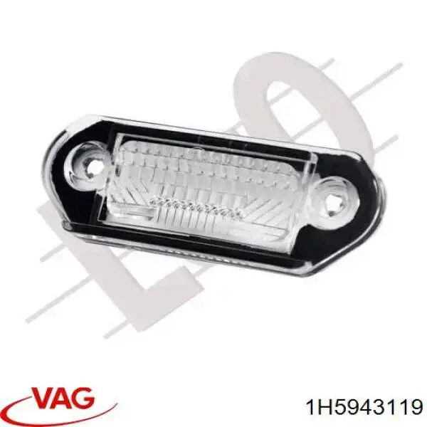 1H5943119 VAG Lanterna da luz de fundo de matrícula traseira