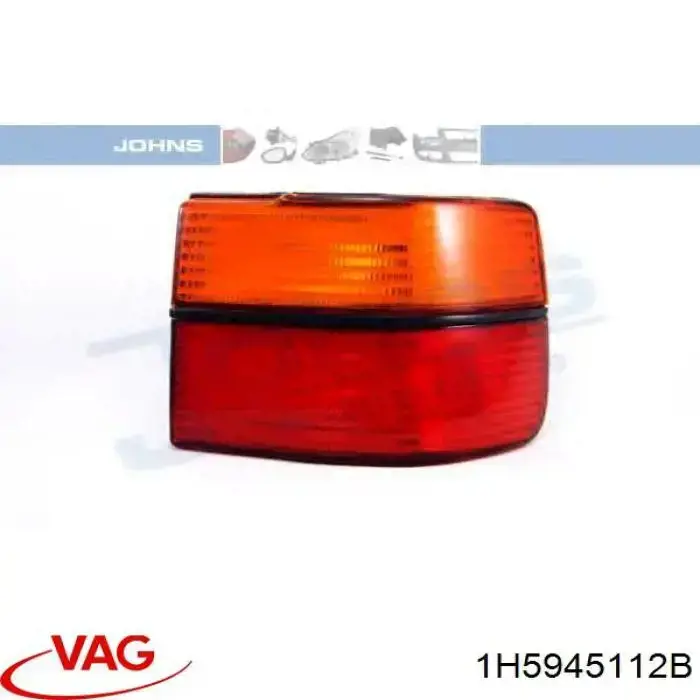 1H5945112B VAG Lanterna traseira direita externa