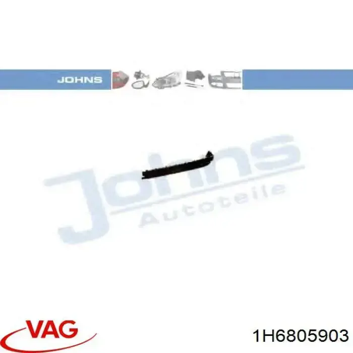 Spoiler esquerdo do pára-choque dianteiro VAG 1H6805903 preço, a partir de 5,83 USD