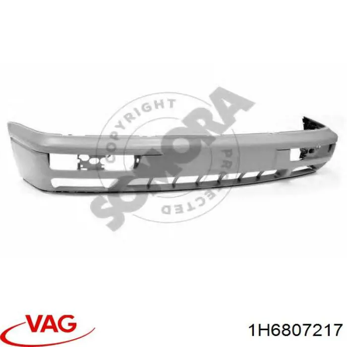 1H6807217 VAG Pára-choque dianteiro