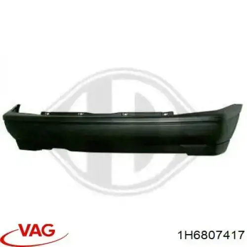 1H6807417 VAG Pára-choque traseiro