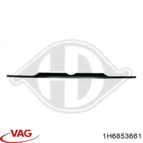 Compre 1H6853661 VAG Moldura de grelha do radiador inferior