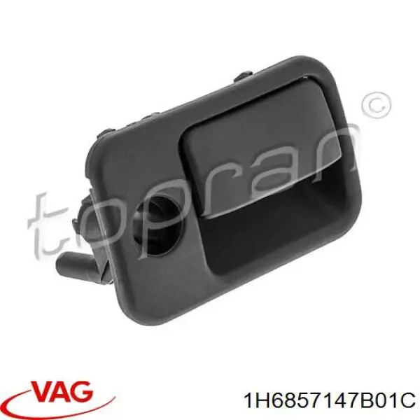 Puxador de porta-luvas VAG 1H6857147B01C preço, a partir de  