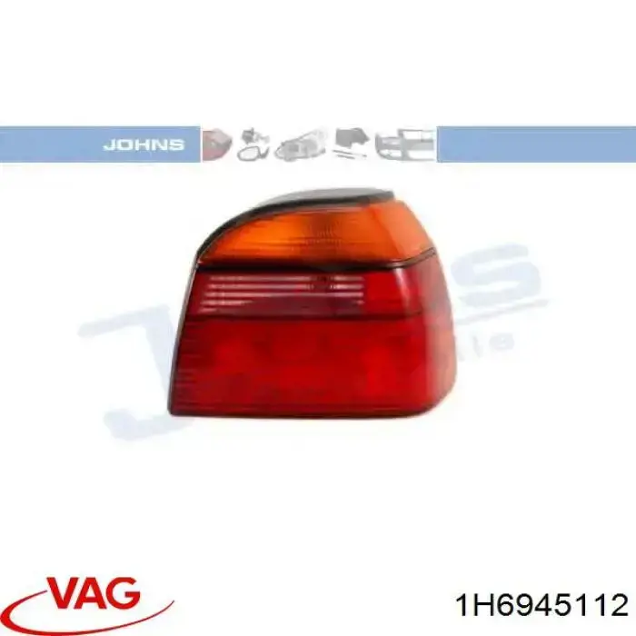 Lanterna traseira direita VAG 1H6945112 preço, a partir de 40,93 USD