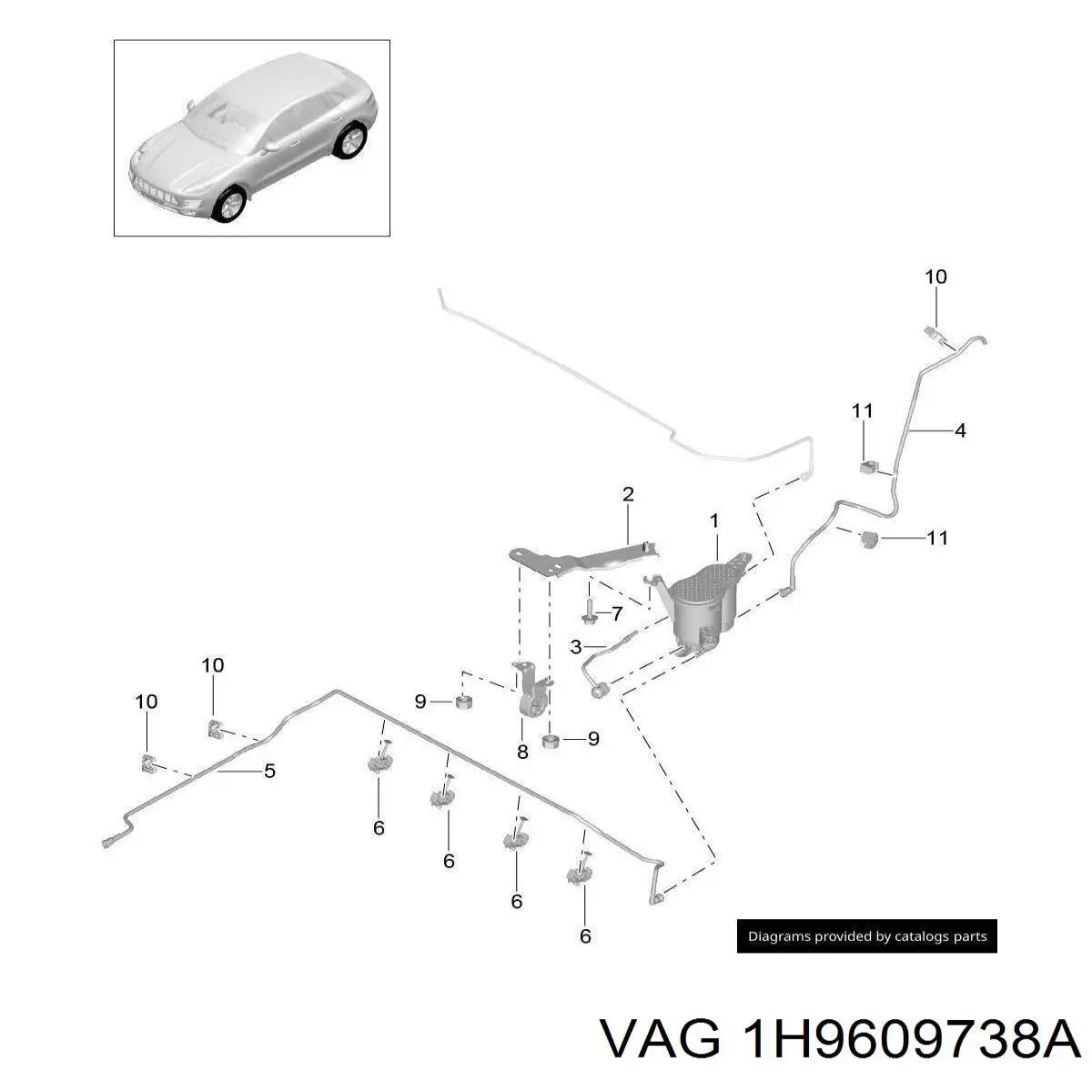 1H9609738A VAG 