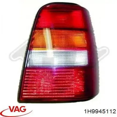 Compre 1H9945112 VAG Lanterna traseira direita