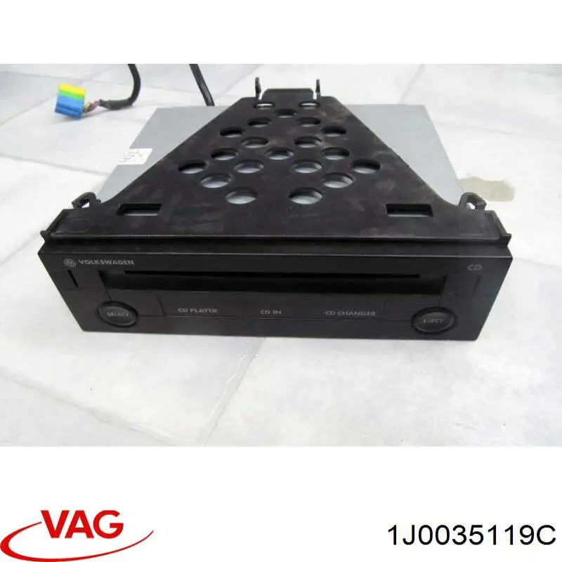 1J0035119C VAG Aparelhagem de som (rádio AM/FM), universal