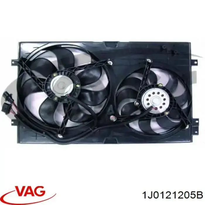 Compre 1J0121205B VAG Difusor do radiador de esfriamento