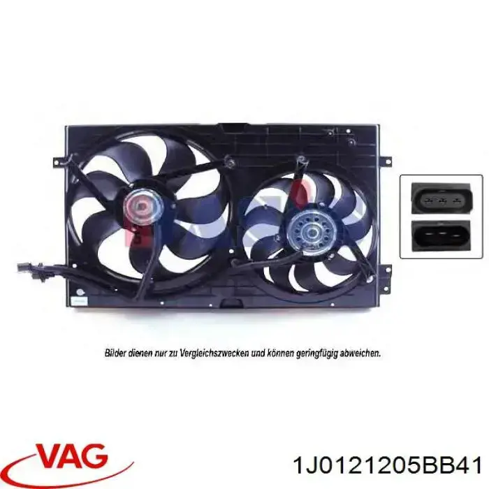 Difusor do radiador de esfriamento VAG 1J0121205BB41 preço, a partir de 30,48 USD