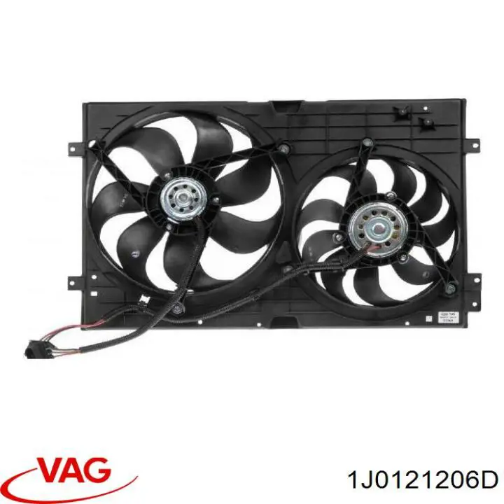 Consola de motor de ventilador de esfriamento no difusor VAG 1J0121206D preço, a partir de 46,21 USD